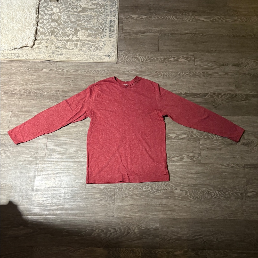 Old Navy Red Long Sleeve Tee